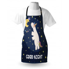 Unicorn with Rainbow Hair Apron