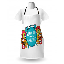 Wake up and Be Text Apron