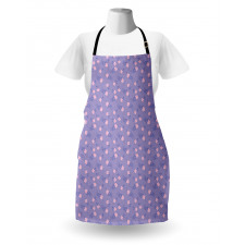 Retro Gramophone Orchids Apron