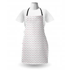 Hearts Built-in Pomegranate Apron