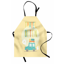 Road Trip Travel Often Apron