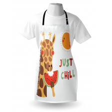 Watermelon Sun Chill Phrase Apron