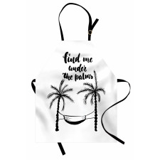 Find Me Under Palms Apron