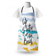 Watercolor Brushstroke Apron