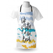 Watercolor Brushstroke Apron