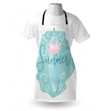 Surfboard Abstract Sea Apron