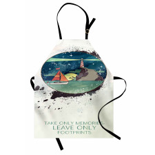 Lighthouse Sailboat Apron