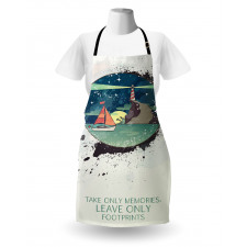 Lighthouse Sailboat Apron