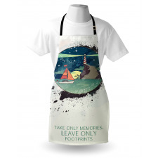 Lighthouse Sailboat Apron