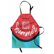 Watermelon Jungle Leaf Apron