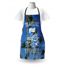 Travel Words Airplane Apron