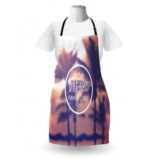 Dreams Come True Text Apron