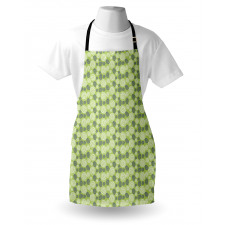 Hand-Drawn Retro Circles Apron