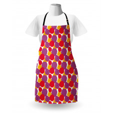 Colorful Drawing of Fruit Apron