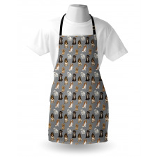 Different Dog Breeds Artwork Apron