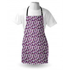 Brush Strokes Illustration Apron