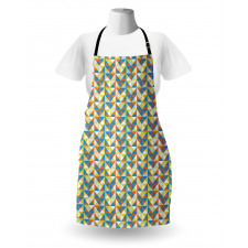 Stripes and Dots Pattern Apron