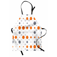 Abstract Hexagons Pattern Apron