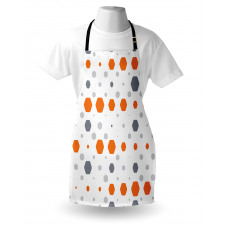 Abstract Hexagons Pattern Apron