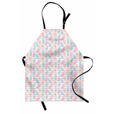 Colorful Pineapple Sketch Apron