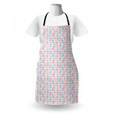 Colorful Pineapple Sketch Apron