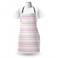 Abstract Sketched Leaves Apron