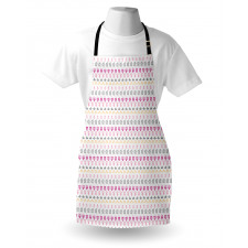 Abstract Sketched Leaves Apron