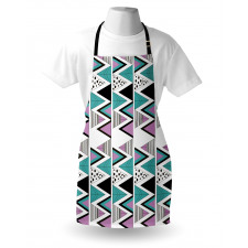 80s Memphis Zigzag Apron