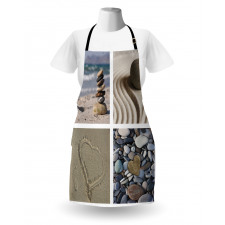 Sand and Pebbles Collage Apron