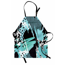 Expressive Ink Pattern Apron