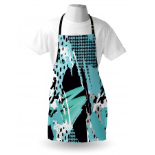 Expressive Ink Pattern Apron