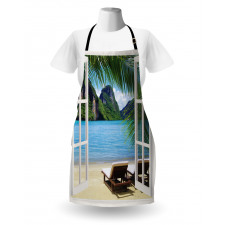 Palms and Ocean Summer Apron