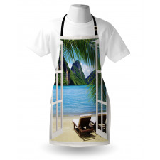 Palms and Ocean Summer Apron