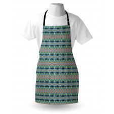 Abstract Colorful Shapes Apron