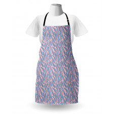 Angled Wavy Lines Background Apron