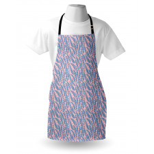 Angled Wavy Lines Background Apron