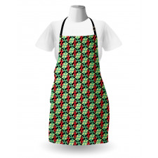 Rhombus and Dashed Lines Apron