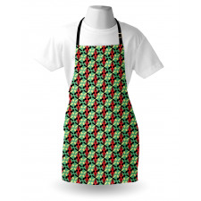 Rhombus and Dashed Lines Apron