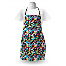 Sixties Style Inspired Motifs Apron