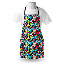 Sixties Style Inspired Motifs Apron