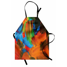 Watercolor Brush Strokes Apron