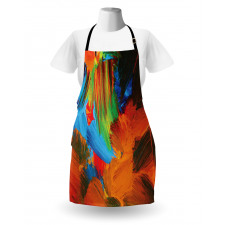 Watercolor Brush Strokes Apron