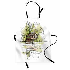 Lake House in the Forest Apron