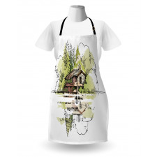 Lake House in the Forest Apron