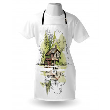 Lake House in the Forest Apron