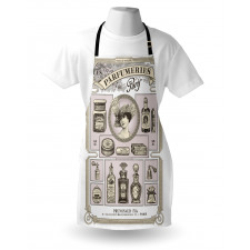 Retro Style Perfumeries Apron