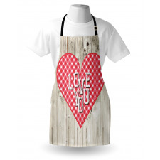 Valentines Day Themed Heart Apron