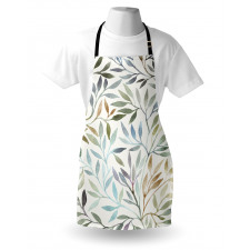 Watercolor Floral Pattern Apron