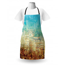 Grunge Contemporary Art Apron