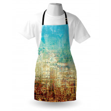 Grunge Contemporary Art Apron